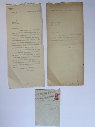 1403337 ALBERT EINSTEIN AUTOGRAPH LETTER SIGNED [with] LETTER ON ECONOMICS. Albert Einstein