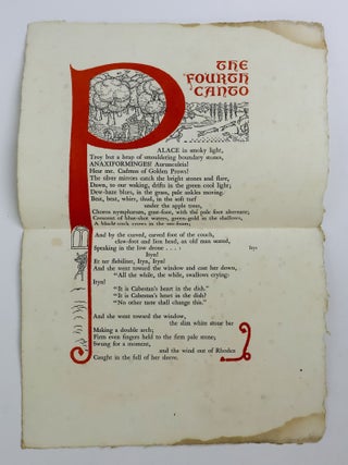 ANNOUNCING SIXTEEN CANTOS OF EZRA POUND