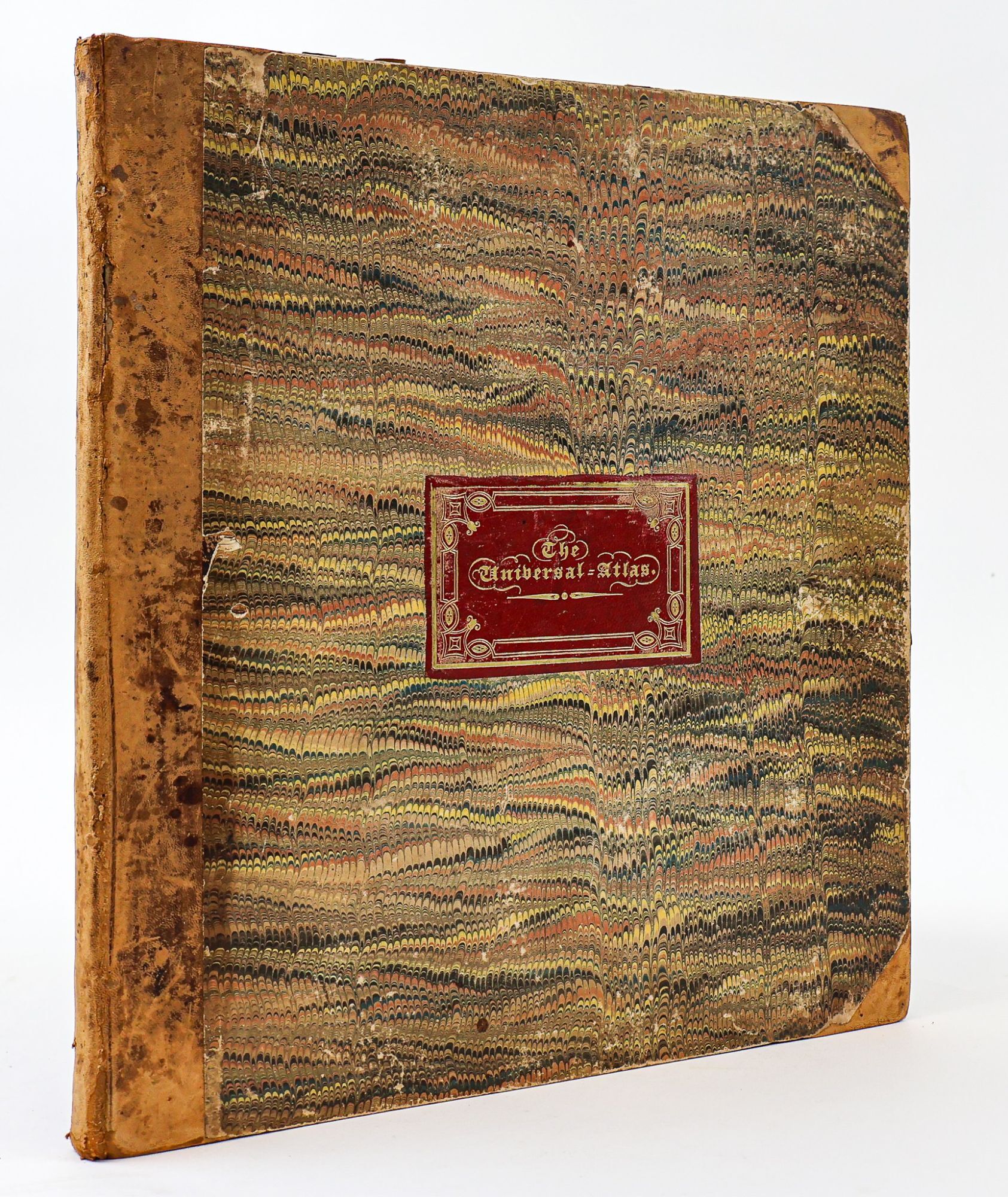 1404175 A NEW UNIVERSAL ATLAS; COMPRISING SEPARATE MAPS OF ALL THE PRINCIPAL EMPIRES, KINGDOMS & STATES THROUGHOUT THE WORLD: AND FORMING A DISTINCT ATLAS OF THE UNITED STATES. Jeremiah Greenleaf.