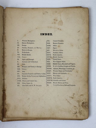 A NEW GENERAL ATLAS, EXHIBITING THE FIVE GREAT DIVISIONS OF THE GLOBE, EUROPE, ASIA, AFRICA, AMERICA AND OCEANICA [...]