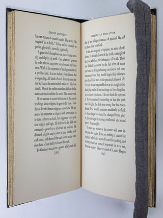 THE AUTOBIOGRAPHY OF CALVIN COOLIDGE [Signed]