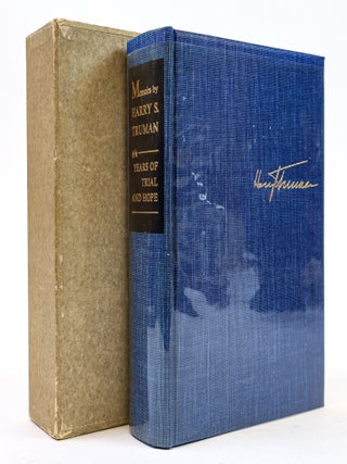 1404689 MEMOIRS - YEARS OF TRIAL AND HOPE [Inscribed to Felix Frankfurter]. Harry S. Truman
