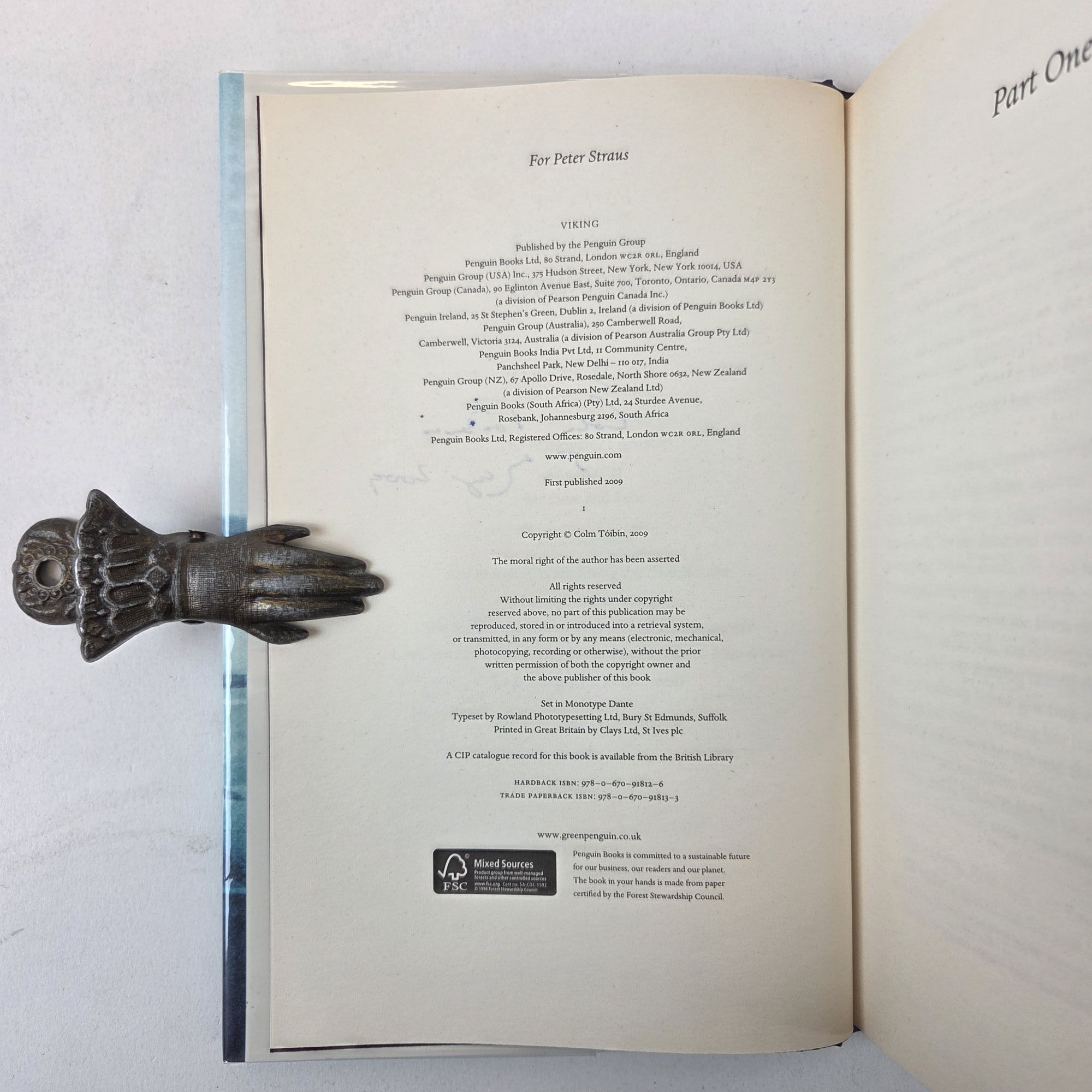BROOKLYN Signed | Colm Tóibín | First Edition, First Printing