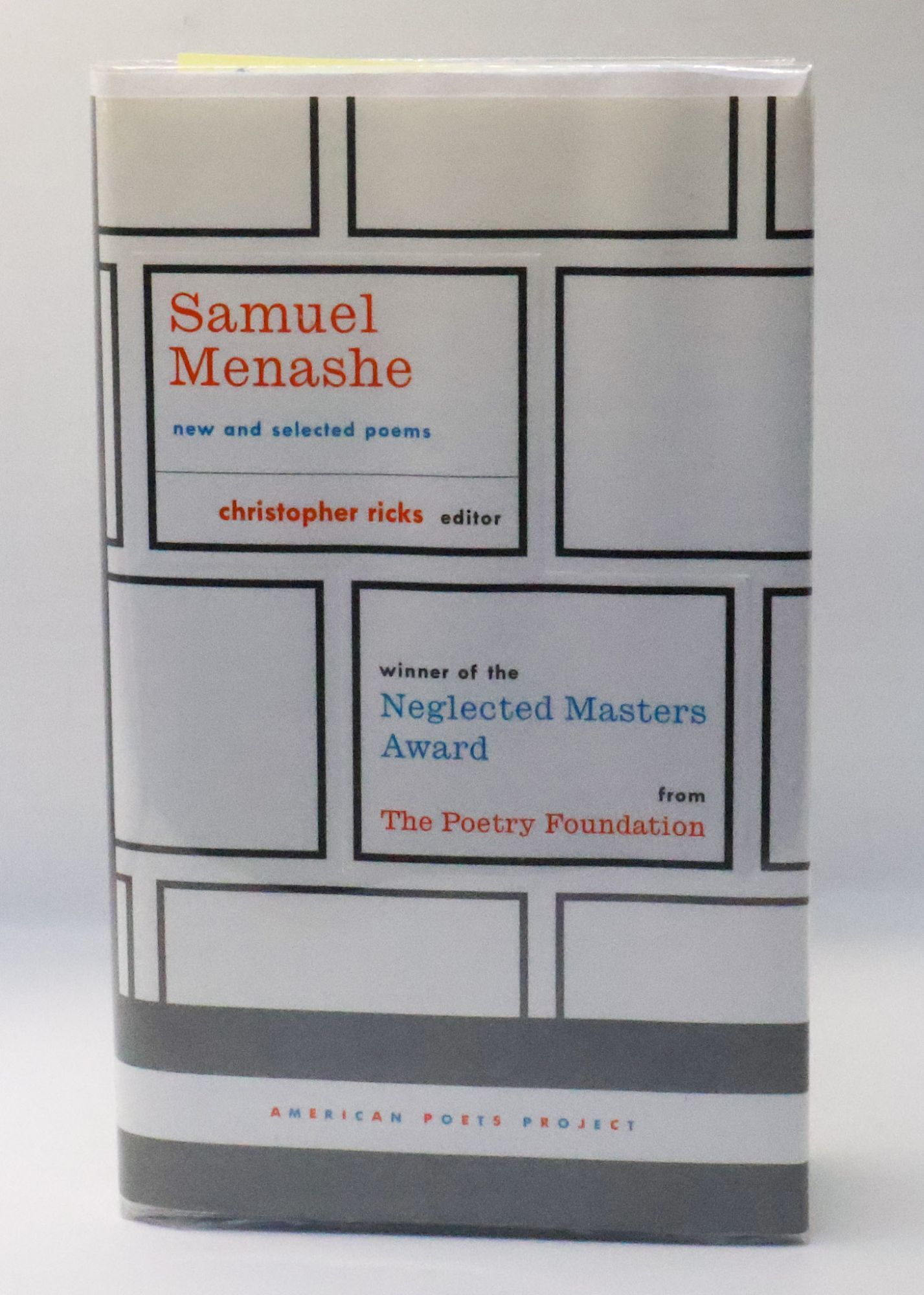 SAMUEL MENASHE: NEW AND SELECTED POEMS Signed | Samuel Menashe ...