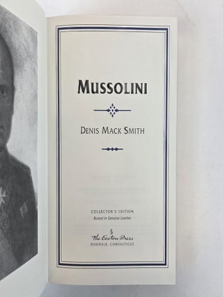 MUSSOLINI: A BIOGRAPHY