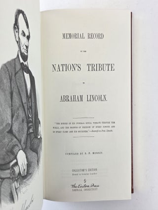 MEMORIAL RECORD OF THE NATION'S TRIBUTE TO ABRAHAM LINCOLN