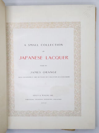 A SMALL COLLECTION OF JAPANESE LACQUER