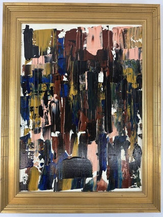 1406470 ORIGINAL ABSTRACT ACRYLIC PAINTING TITLED "ANGST" Ajay P. Kothari