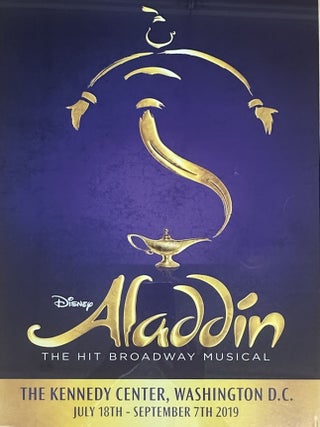 DISNEY’S ALADDIN BROADWAY MUSICAL LITHOGRAPH PRINT