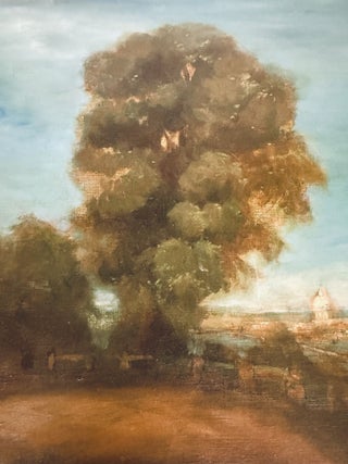 OIL ON CANVAS TITLED &ldquo;IN THE SHADOW OF THE CAPITAL&rdquo; [Signed]
