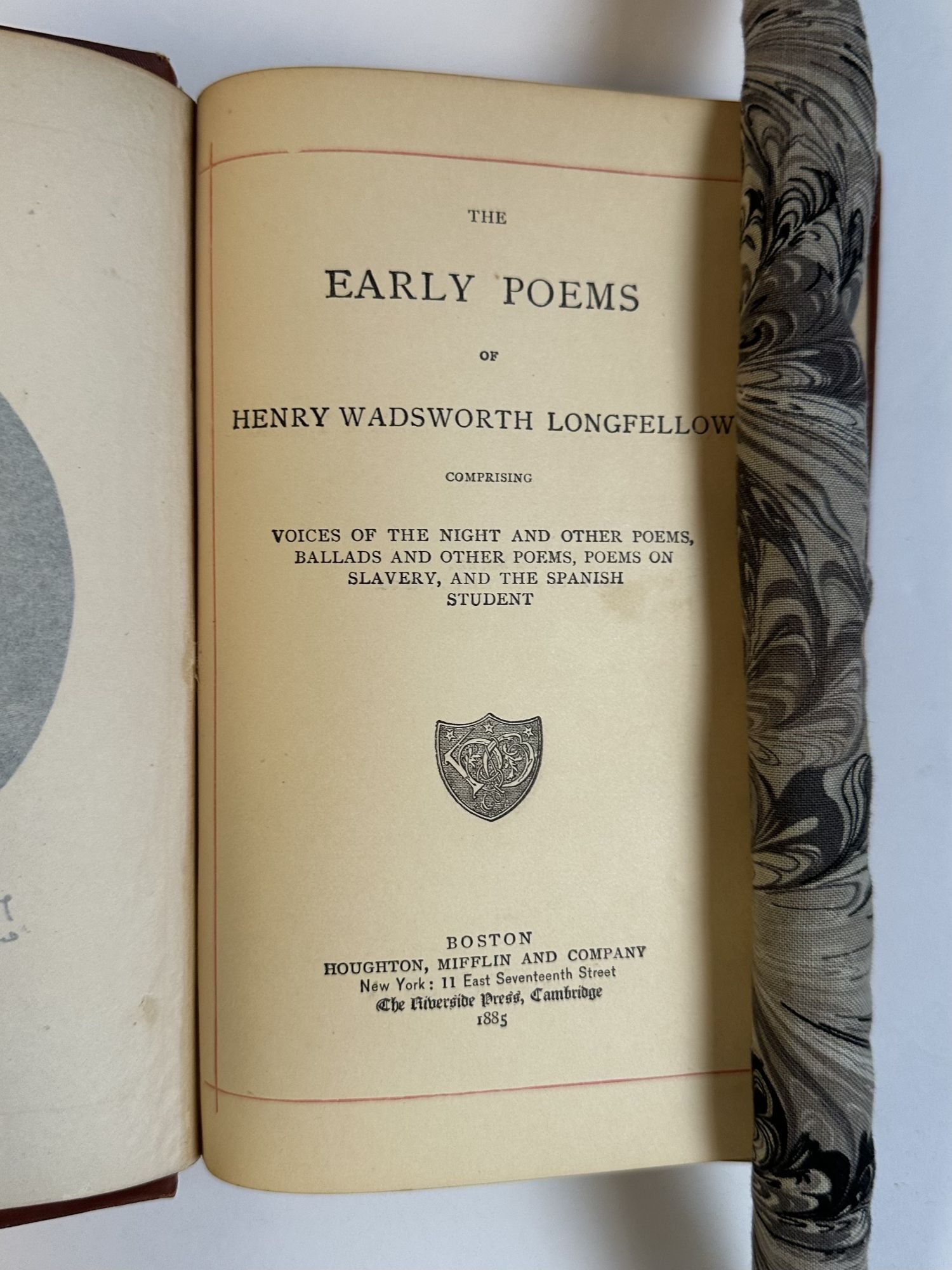 THE EARLY POEMS OF HENRY WADSWORTH LONGFELLOW | Henry Wadsworth Longfellow
