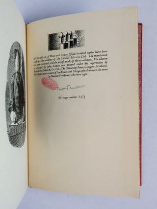 WAR AND PEACE [Signed by Illustrator]