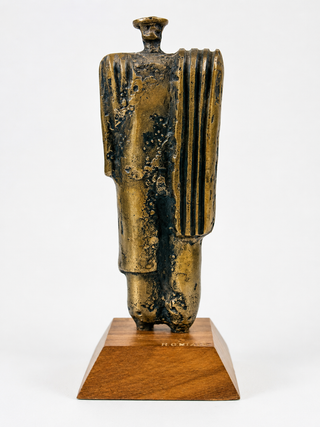 1406962 CAST BRONZE "CAUDERIO" SCULPTURE. R. Cidade
