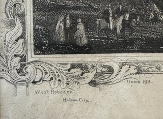 ORIGINAL ENGRAVING TITLED "NEW YORK & ENVIRONS"