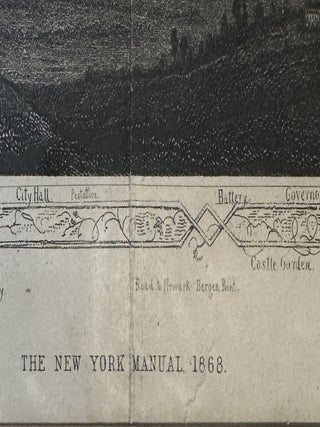 ORIGINAL ENGRAVING TITLED "NEW YORK & ENVIRONS"