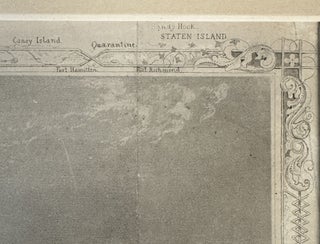ORIGINAL ENGRAVING TITLED "NEW YORK & ENVIRONS"