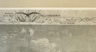 ORIGINAL ENGRAVING TITLED "NEW YORK & ENVIRONS"