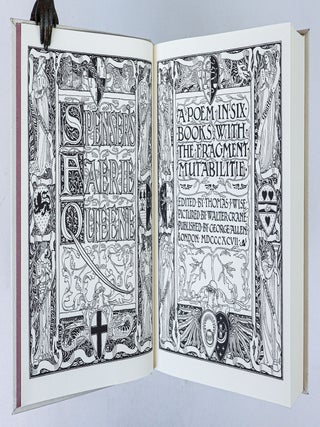 SPENSER'S FAERIE QUEENE: A POEM IN SIX BOOKS WITH THE FRAGMENT MUTABILITIE [Six Books In Three Volumes, Complete]