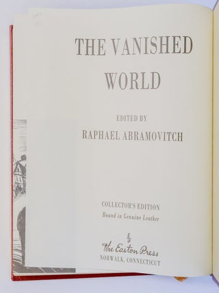 &rlm;די פארשוואונדענע וועלט = THE VANISHED WORLD