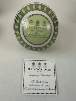 WHITE HOUSE 60th ANNIVERSARY HISTORICAL ASSOCIATION CHRISTMAS ORNAMENTS [Lot of two]