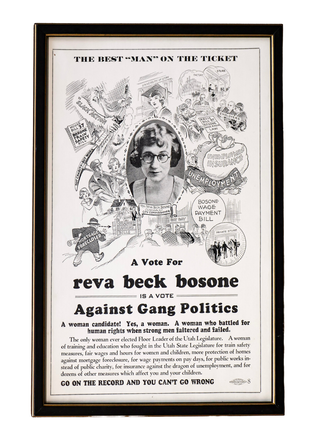 1407210 CONGRESSWOMAN REVA BECK BOSONE | A COLLECTION OF PHOTOGRAPHS, LETTERS, AND EPHEMERA. Reva...