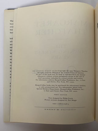 THE DOWNING STREET YEARS [Signed]