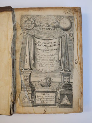 OF THE ADVANCEMENT AND PROFICIENCE OF LEARNING OR THE PARTITIONS OF SCIENCES IX BOOKES