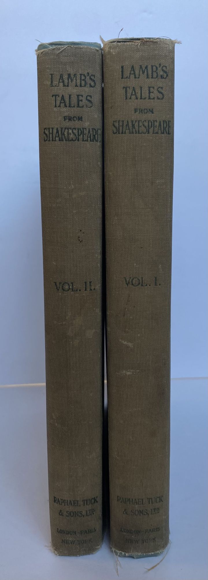 1407400 TALES FROM SHAKESPEARE [Two Volumes]. Mary Lamb, Charles, F. J. Furnivall, Harold Copping.