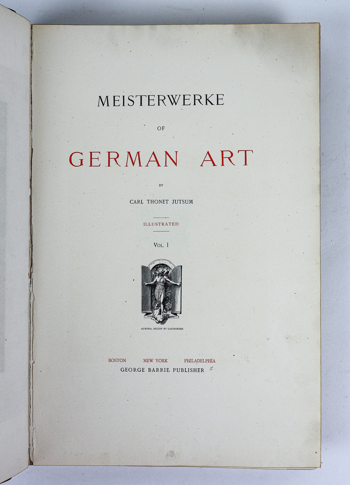 MEISTERWERKE OF GERMAN ART 2 Vol., Complete | Carl Thonet Jutsum