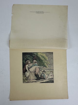 LATE 18TH EARLY 19TH CENTURY “RURAL FELICITY; or LOVE IN A CHASE” HAND-COLORED SATIRICAL ENGRAVINGS (lot of 5)