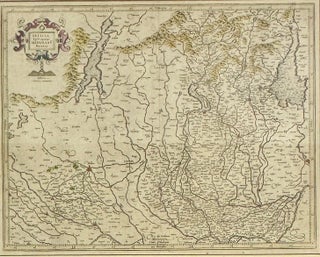 ORIGINAL 17th CENTURY HAND-COLORED MAP OF BRESCIA & THE DUCHY OF MILAN