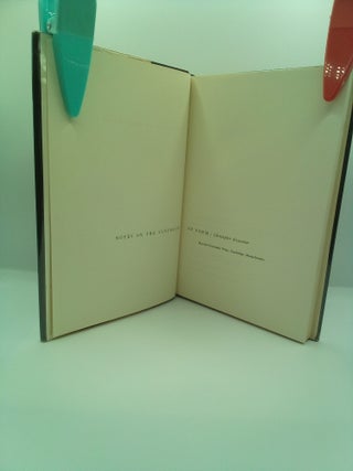 NOTES ON THE SYNTHESIS OF FORM
