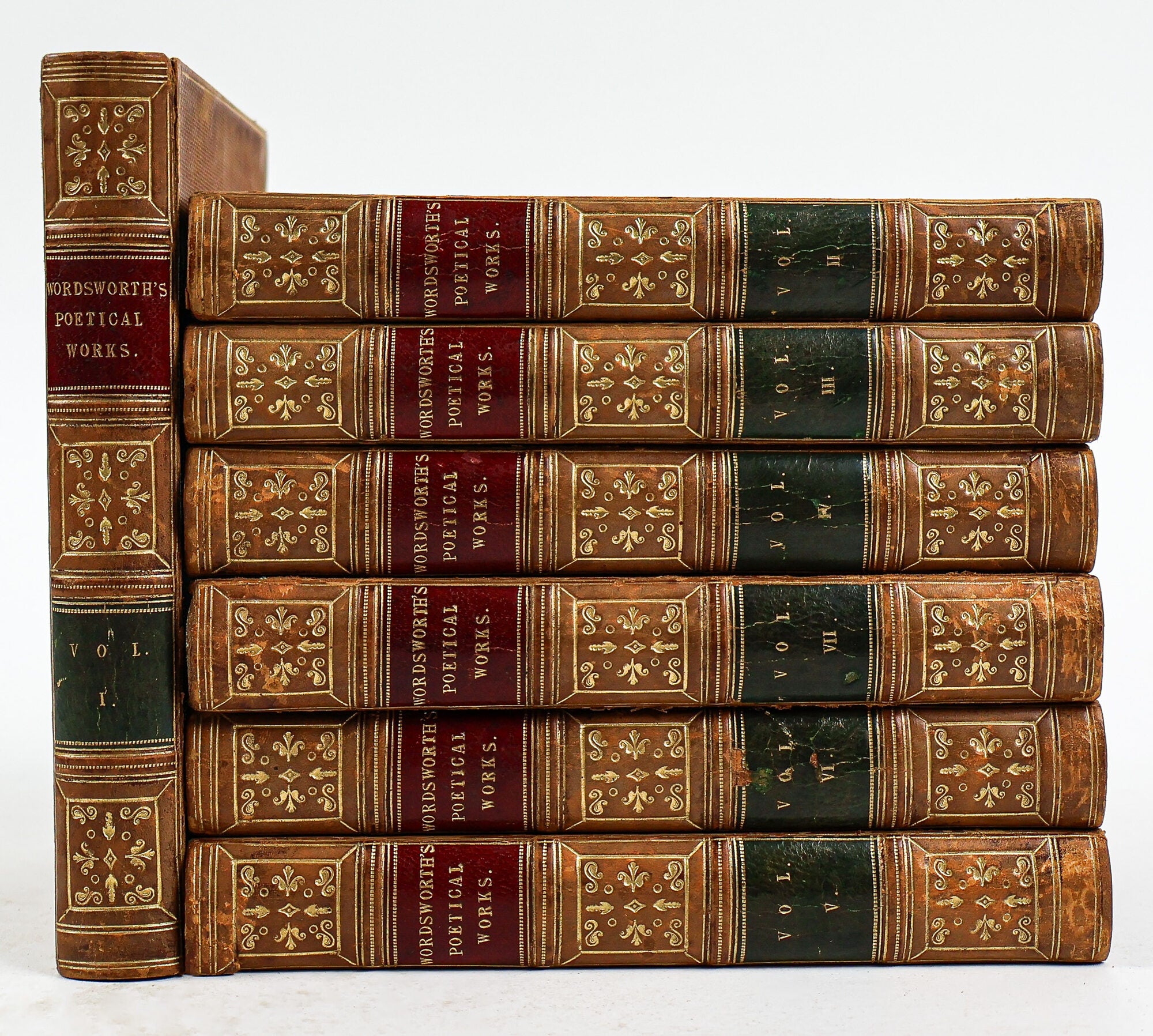 THE POETICAL WORKS OF WILLIAM WORDSWORTH Seven Volumes, Complete ...