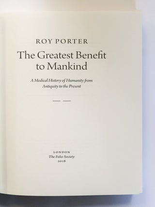 THE GREATEST BENEFIT TO MANKIND [2 Vol]
