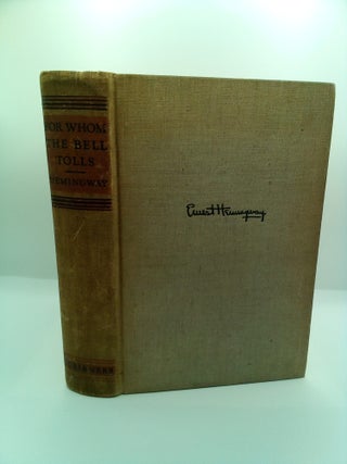 1408361 FOR WHOM THE BELL TOLLS. Ernest Hemingway