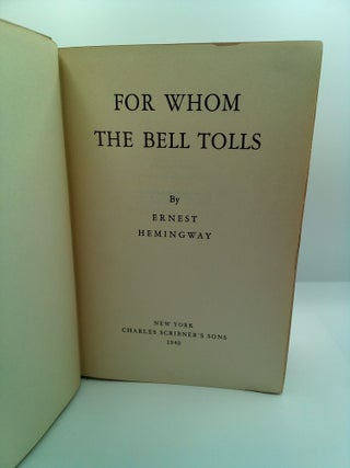 FOR WHOM THE BELL TOLLS