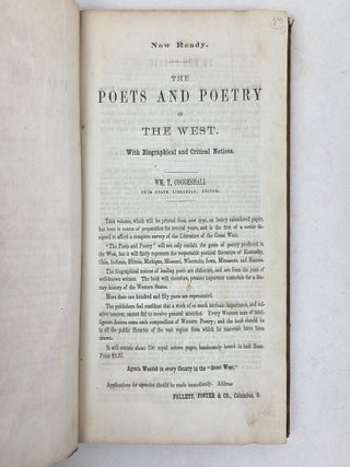 POLITICAL DEBATES BETWEEN HON. ABRAHAM LINCOLN AND HON. STEPHEN A. DOUGLAS, IN THE CELEBRATED CAMPAIGN OF 1858, IN ILLINOIS; INCLUDING THE PRECEDING SPEECHES OF EACH AT CHICAGO, SPRINGFIELD, ETC.; ALSO, THE TWO GREAT SPEECHES OF MR. LINCOLN IN OHIO, IN 1859
