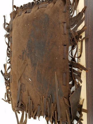 EARLY 1900s OJIBWE OR CHIPPEWA SUEDE BEADED PILLOW