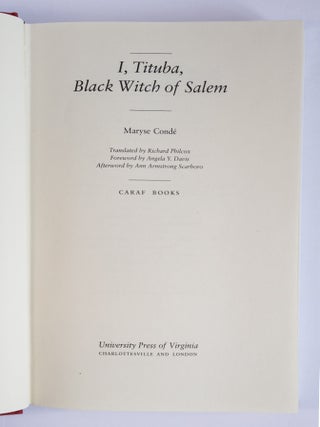 I, TITUBA: BLACK WITCH OF SALEM