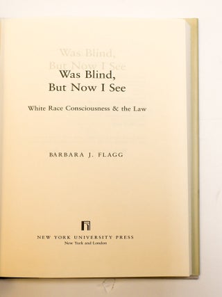 WAS BLIND BUT NOW I SEE