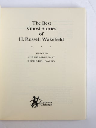 THE BEST GHOST STORIES OF H. RUSSELL WAKEFIELD