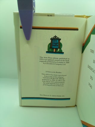 THE SAVOY COCKTAIL BOOK