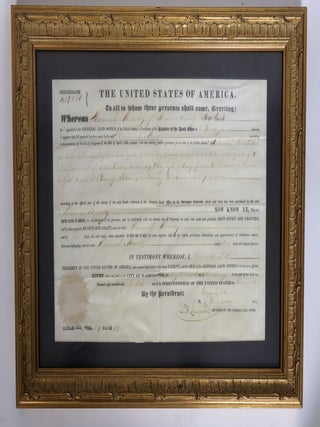1409357 ARAUNAH MOSELEY / JAMES K. POLK LAND GRANT