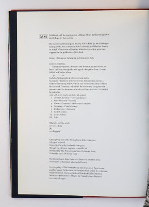 KATERINA'S WINDOWS: DONATIONS AND DEVOTIONS, ART AND MUSIC, AS HEARD AND SEEN THROUGH THE WRITINGS OF A BIRGITTINE NUN