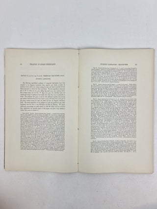 EUGENICS LABORATORY MEMOIRS XI; TREASURY OF HUMAN INHERITANCE PART IV