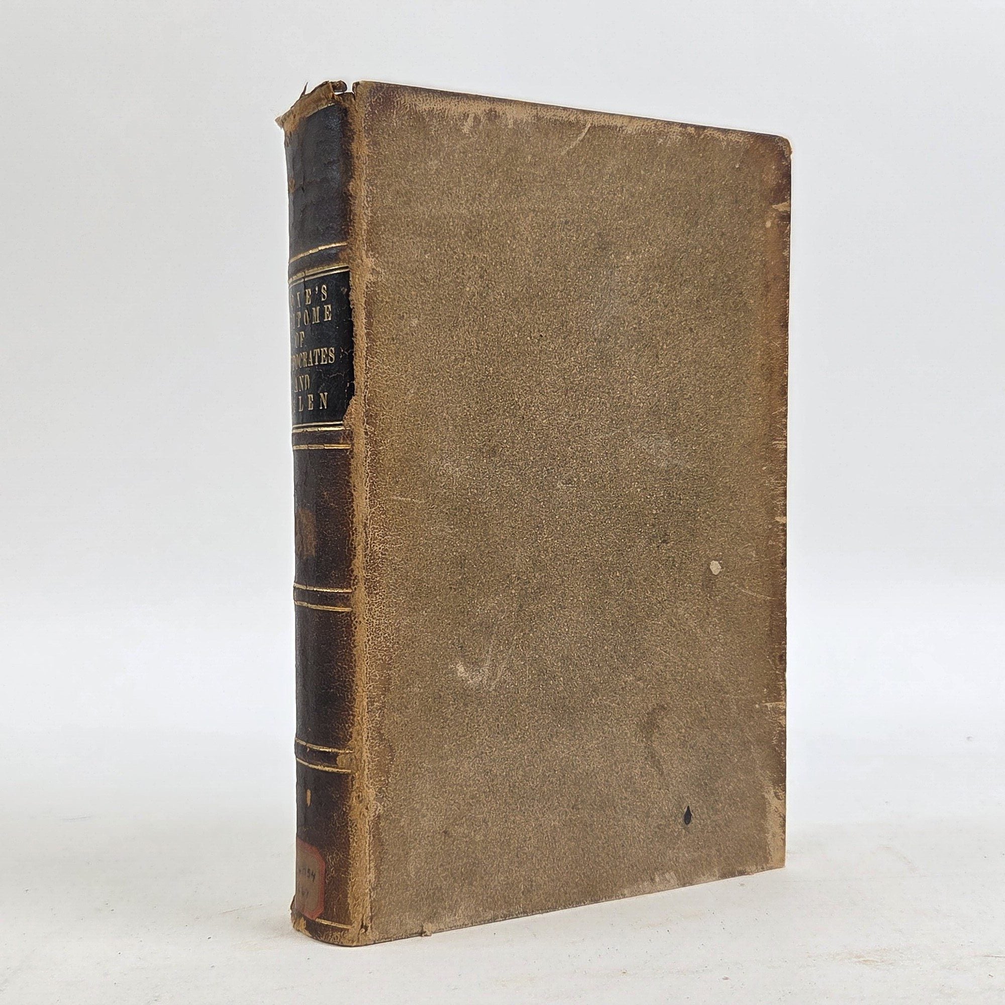 1409818 THE WRITINGS OF HIPPOCRATES AND GALEN. EPITOMISED FROM THE ORIGINAL LATIN TRANSLATIONS. John Redman Coxe, Hippocrates, Galen.