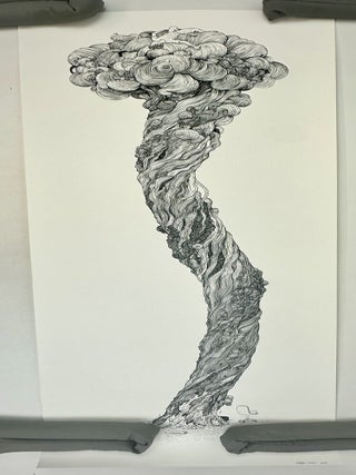 ORIGINAL PRINT TITLED "HERCULES ASCENDING TO MOUNT OLYMPUS"
