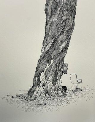 ORIGINAL PRINT TITLED "HERCULES ASCENDING TO MOUNT OLYMPUS"