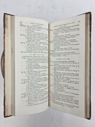 A COMPLETE LIST OF THE PLATES AND WOOD-CUTS IN THE GENTLEMAN'S MAGAZINE, FROM THE COMMENCEMENT IN THE YEAR 1731 TO 1818 INCLUSIVE; AND ALPHABETICAL INDEX THERETO