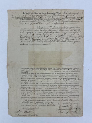 1410280 1812 BERKSHIRE, MASSACHUSETTS LAND DEED [Signed